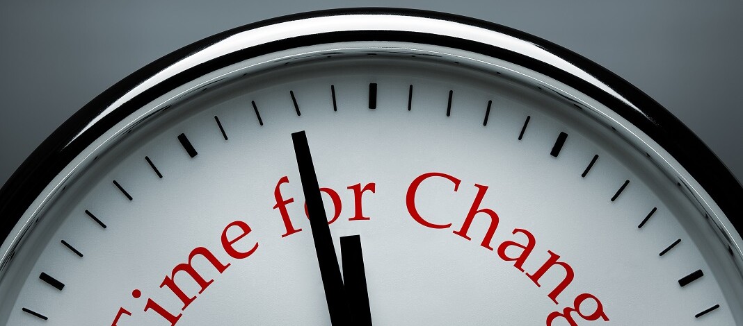 Time for Change clock