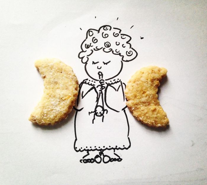 aripi de inger din biscuiti