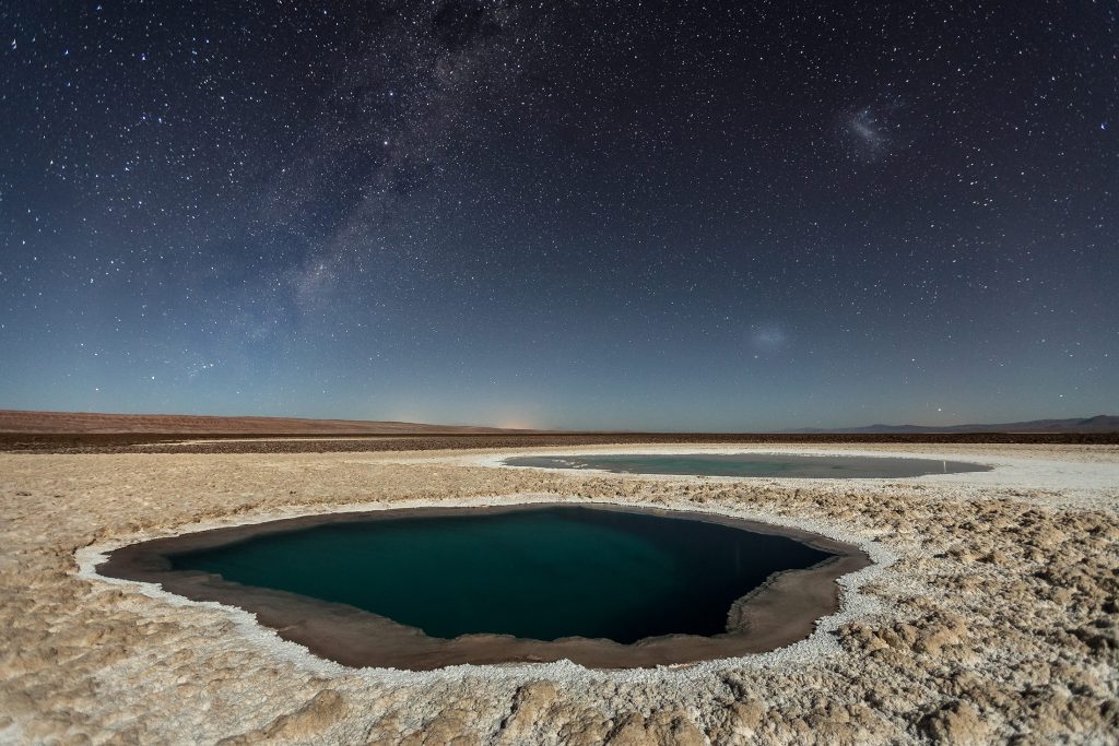 Lagunas Baltinache (Atacama Desert)